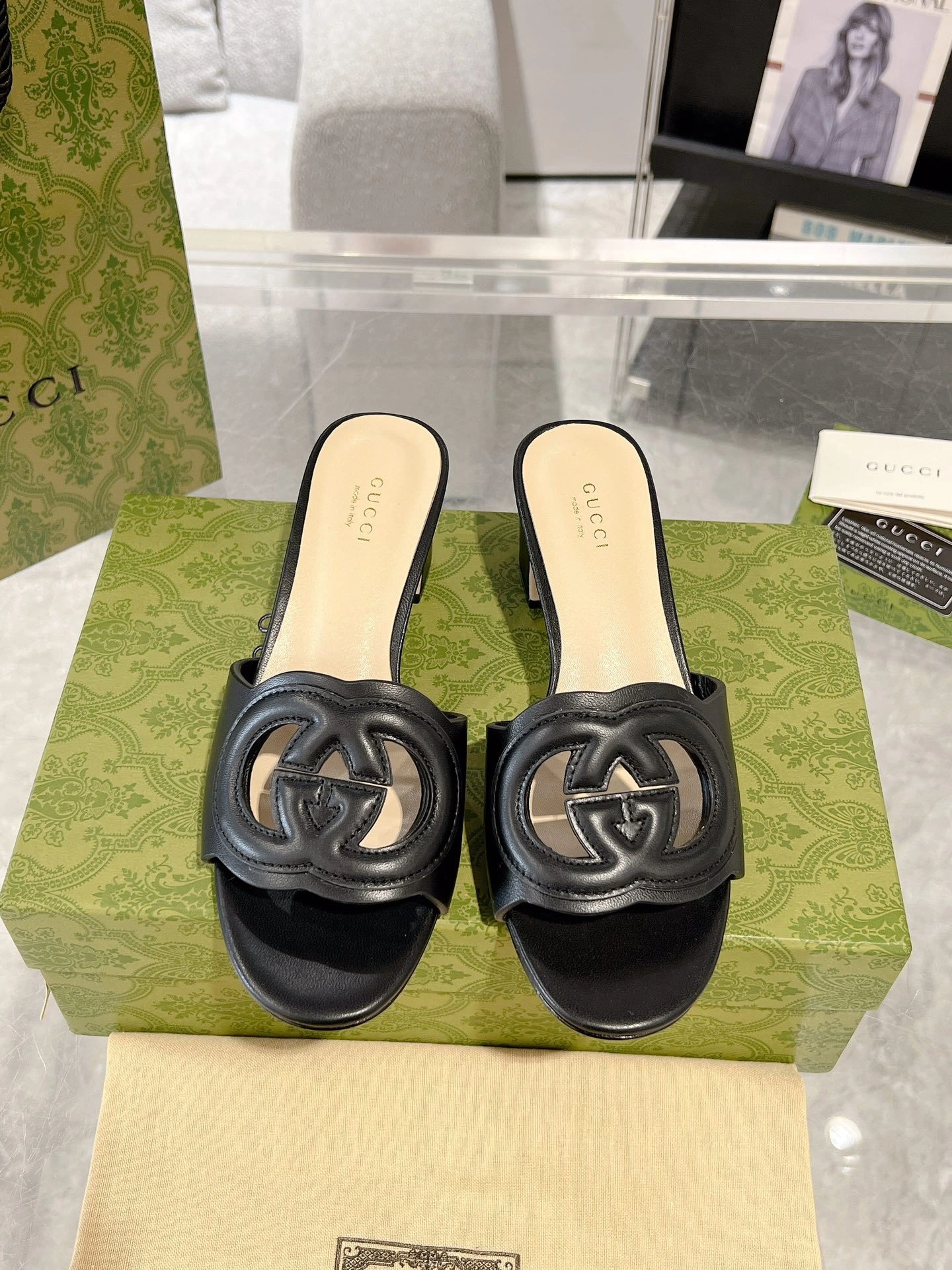 COCO-- 6u33i 782413 AAAZG 1000 sheepskin Heel height：5.5CM item:E-X032D0227